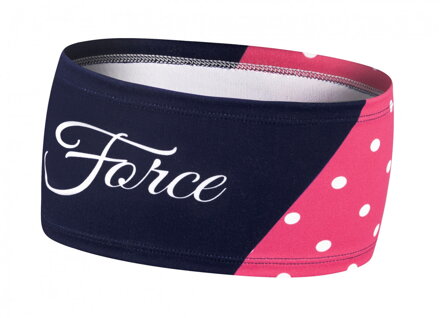FORCE čelenka FIT POINTS športová, ružovo-modrá, UNI