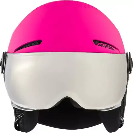 ALPINA Juniorská lyžiarska prilba ZUPO VISOR Q-LITE  ružová matná