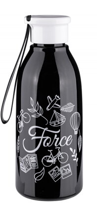 FORCE fľaša DROP 0,6 l, čierna