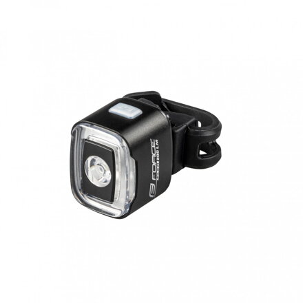 FORCE blikačka predná/zadná FLEA 200LM USB, čierna