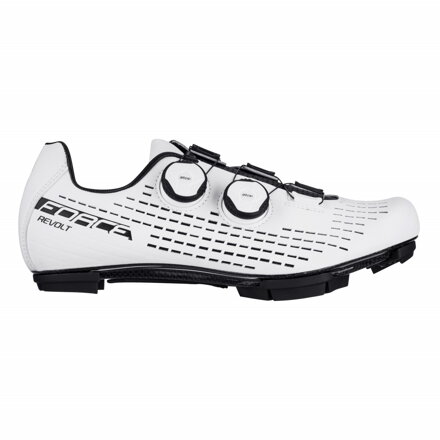 FORCE tretry MTB REVOLT CARBON, biele