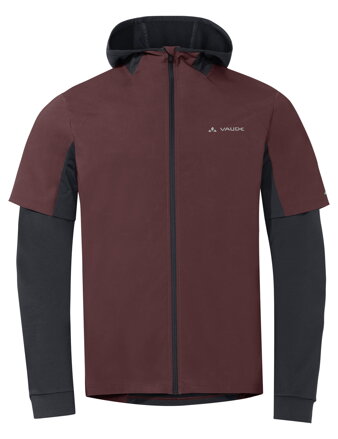 Vaude cyklistický dres All Year Moab FZ Hoody, pánsky, dark oak