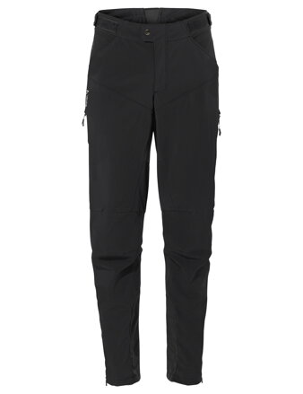 Vaude cyklistické nohavice Qimsa Softshell II, pánske, black/black