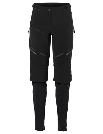 Vaude cyklistické nohavice Virt Softshell II, pánske, black/black