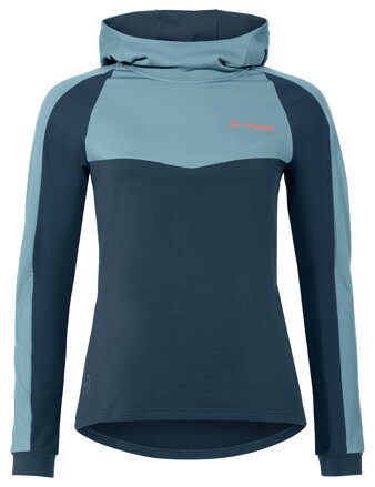 Vaude cyklistický dres Qimsa LS Shirt II, dámsky, dark sea