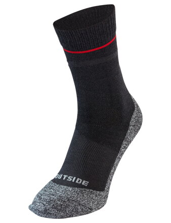 Vaude vlnené ponožky Wool Socks Short, unisex, grey melange