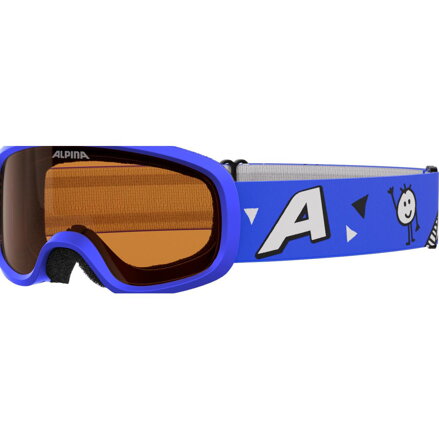 Alpina detské lyžiarske okuliare PINEY 2.0 blue matt