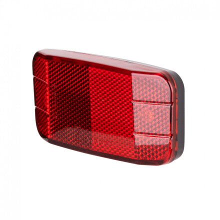 Force odrazka zadná na nosič 110 x 50 mm, červená