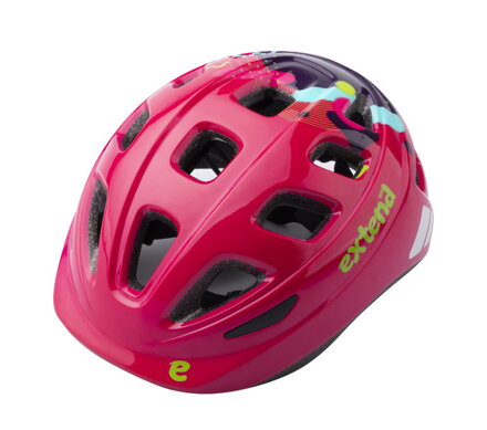 Extend prilba COBBY, multi-pink, XS/S (48-50 cm), shine
