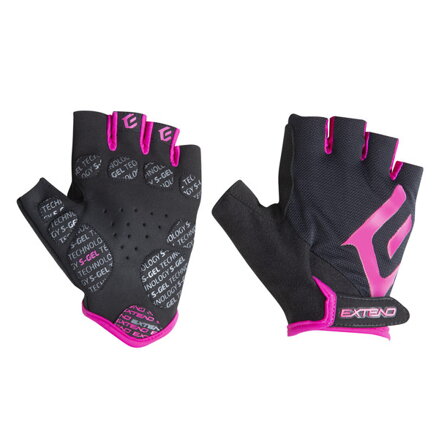 Extend rukavice dámske ZHENA black-pink XS