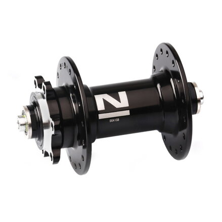 Novatec náboj D041SB, predný, 36-dierový, čierny (N-logo)
