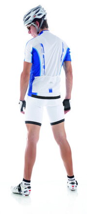 GIESSEGI cyklistický dres pánsky Shade bielo/modrý XXL