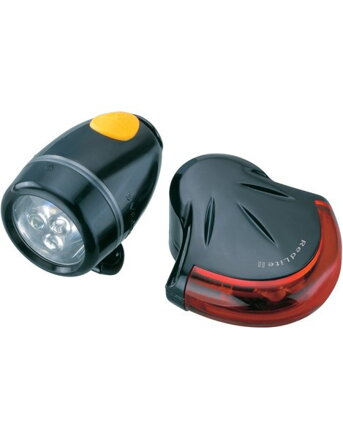 Topeak sada osvetlenia HIGH LITE COMBO II čierna