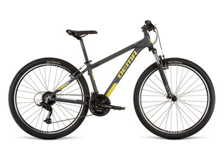 DEMA bicykel PEGAS 1 dark gray-lime