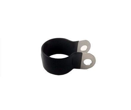 OBJIMKA-SW-C03; 22MM,STAINLESS STEEL BRAKE ARM CLIP W/PVC COATING BLACK , W/O