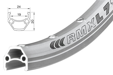 Remerx ráfik Dragon L-719 622x19 Natural 36 dier