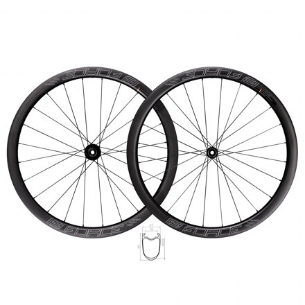 Force sada kolies ROAD TEAM SP KARBON DISC 40 plášťové