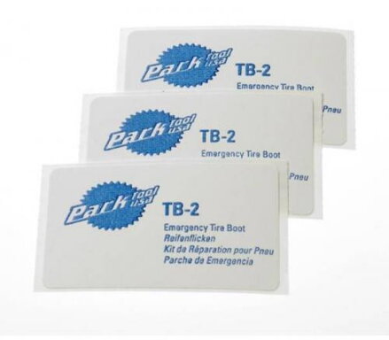 Park Tool lepenie ParkTool Tire Boot - samolepiace záplaty na plášte, sada PT-TB-2-