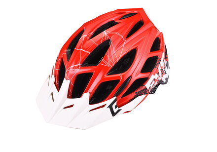 Extend prilba EVENT red-white, M/L (58-61cm) shine