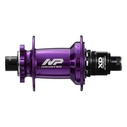 Novatec XD602SB/A-B12-S11 Boost zadný náboj, 32 dier, 12x148 mm, 6 dier, SRAM XD, fialová, OEM