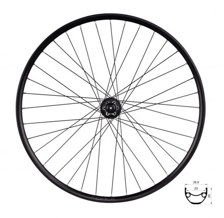 Force koleso zadné XC DISC 622x23 FHM475-6d 36d