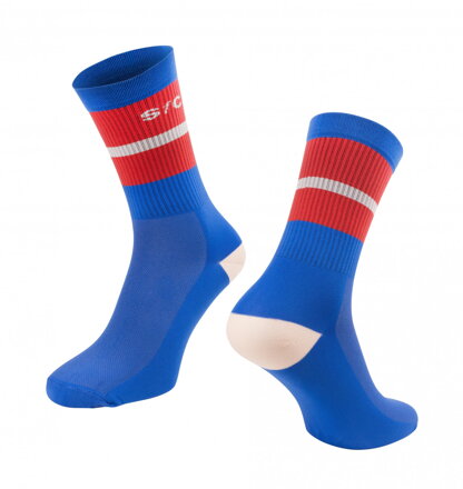 Force ponožky STRIPE dlhé, modré