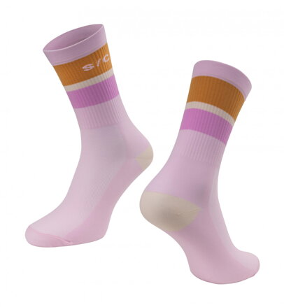 Force ponožky STRIPE dlhé, fialové
