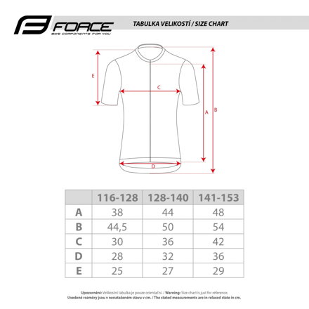 Force dres LIMIT KID, oranžový