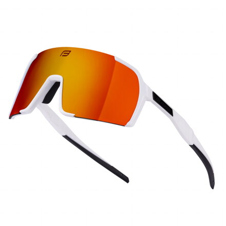 Force okuliare GLARE biele, červené zrkadl. sklo