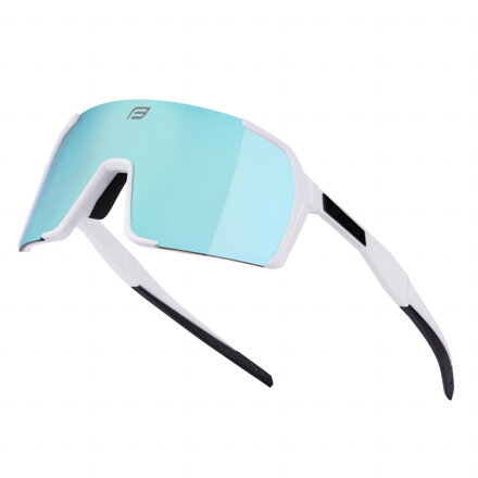 Force okuliare GLARE biele, modré zrkadl. sklo