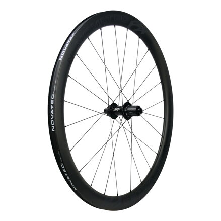 Novatec carbon Road disc wheels R4 Team-CL, tubeless ready, 12x100/12x142mm, Shimano HG