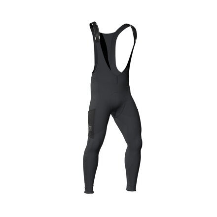 LEATT cyklistické dlhé gate Bib Long MTB ThermaFlow 4.0  , Black