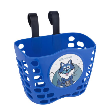 Force košík na riadidlá, detský, modrý