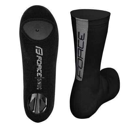 Force návleky tretier SNUG pletené, čierne