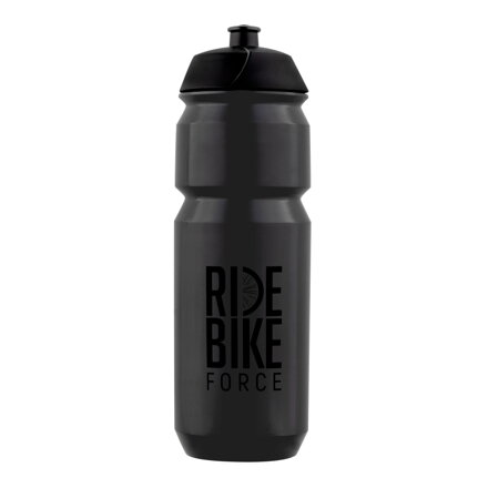 Force fľaša F RIDE BIKE 0,75 l, transparentná celočierna