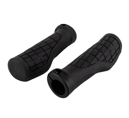 Force gripy VELA, tvarované, s objímkou, čierne, balené