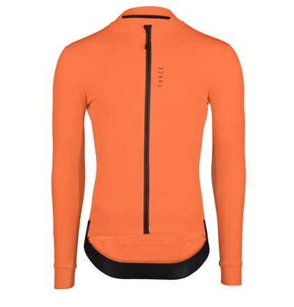 Force dres ENDLESS dlhý rukáv, oranžový