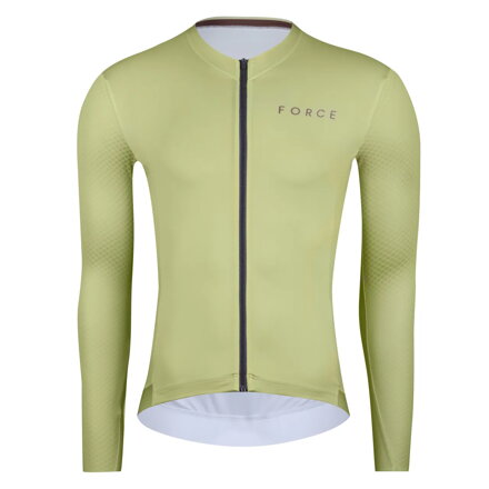 Force dres PLAIN dlhý rukáv, zelený