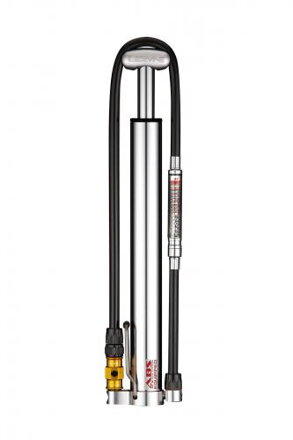 LEZYNE Pumpa Micro Floor Drive HVG s tlakomerom strieborná lesklá, manometer