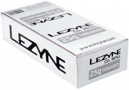 LEZYNE Bombičky CO2 balenie 5 ks, 25g, závit