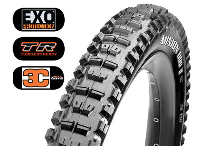 Maxxis plášť Minion DHR II 3CT/EXO/TR 27.5", kevlar