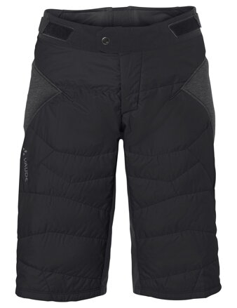 Vaude zateplené cyklošortky Minaki, pánske, black