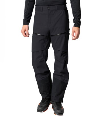 Vaude hardshell nohavice Monviso 3L, pánske, čierne