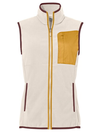 Vaude funkčná vesta  Rosemoor Fleece, dámska, ecru