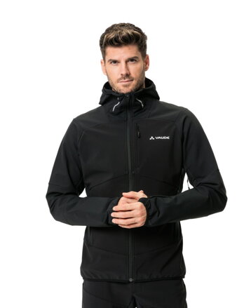 Vaude softshellová bunda Larice V, pánska, čierna