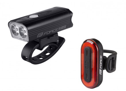 Force sada svetiel DIVER ARC USB predné+zadné