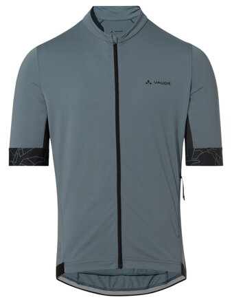 Vaude cyklistický dres Kuro FZ, pánsky, sivý (heron)