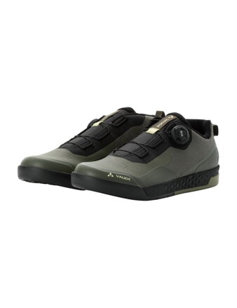 Vaude enduro obuv Moab Tech II, pánske čierno-zelená (black/coconut)
