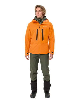 Vaude hardshell bunda Monviso 2,5L, pánska, oranžová (kurkuma)
