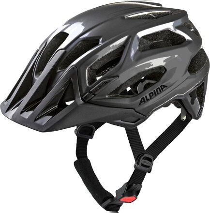 ALPINA Cyklistická prilba Garbanzo dark - silver gloss